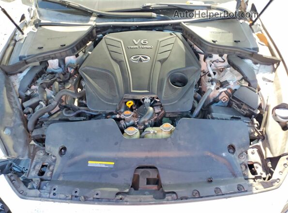 JN1EV7AP3KM519618 2019 INFINITI Q50 White უკანა სალონის ხედი
