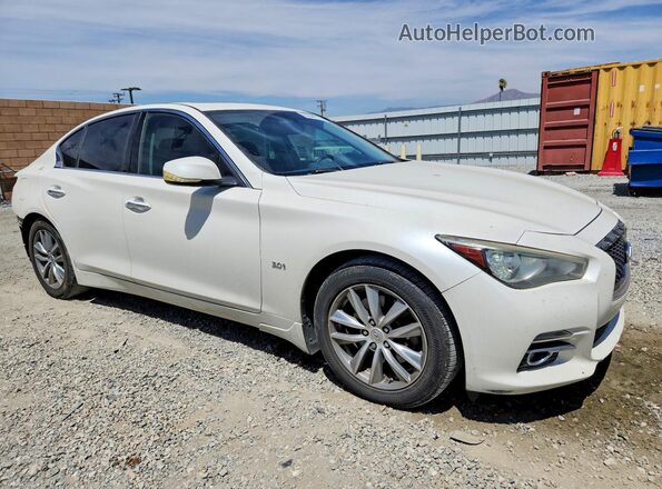 JN1EV7AP4HM731467 2017 INFINITI Q50 White Przód prawy