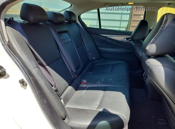 JN1EV7AP4HM731467 2017 INFINITI Q50 White Widok tylnych siedzeń