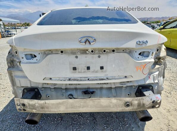JN1EV7AP4HM731467 2017 INFINITI Q50 White Widok z tyłu