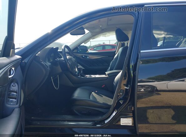 JN1EV7AP4HM731842 2017 INFINITI Q50 Black Սալոնի դիմացի տեսք