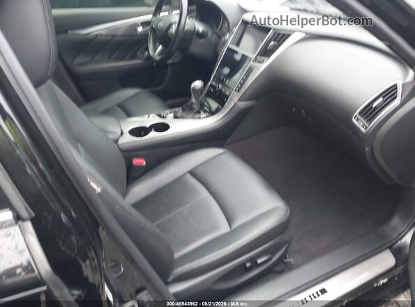 JN1EV7AP4HM740203 2017 INFINITI Q50 Черный Вид салона спереди