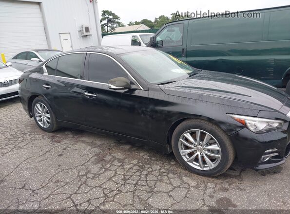 JN1EV7AP4HM740203 2017 INFINITI Q50 Черный Вид задней части салона