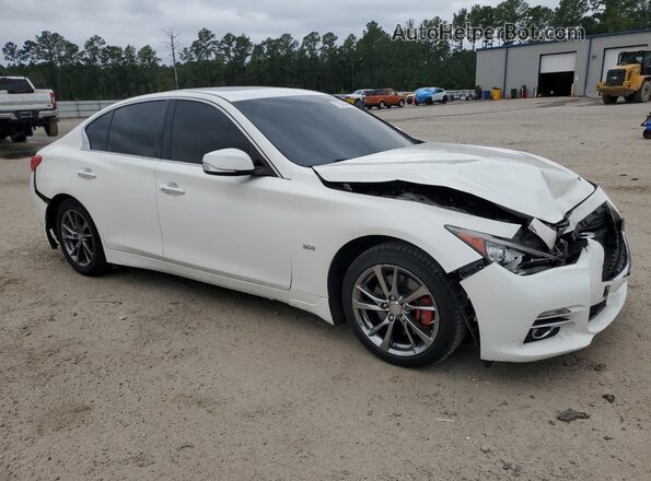 JN1EV7AP4HM740654 2017 INFINITI Q50 Белый Вид щитка приборов