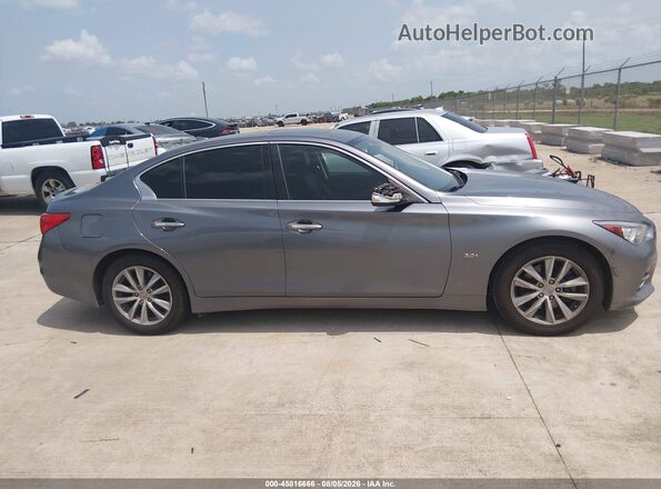 JN1EV7AP4HM744512 2017 INFINITI Q50 Gray Вид задньої частини салону
