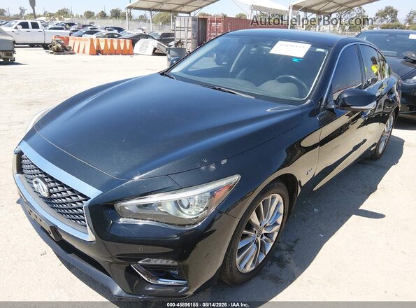 JN1EV7AP4JM354113 2018 INFINITI Q50 Black Przód lewy