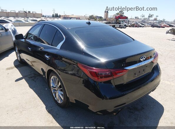 JN1EV7AP4JM354113 2018 INFINITI Q50 Black Tył lewy