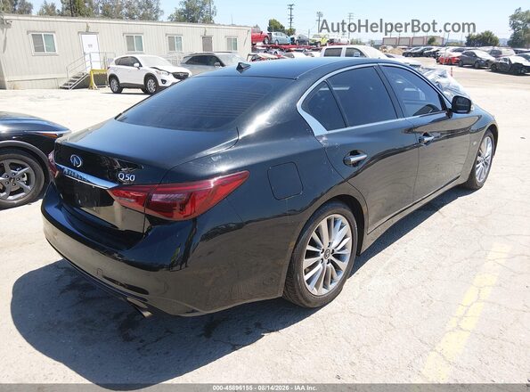 JN1EV7AP4JM354113 2018 INFINITI Q50 Black Tył prawy