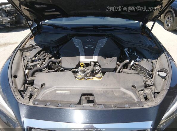 JN1EV7AP4JM354113 2018 INFINITI Q50 Black Widok z tyłu