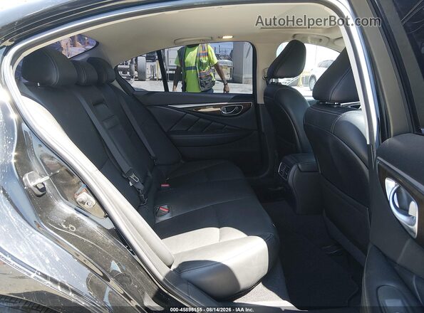 JN1EV7AP4JM354113 2018 INFINITI Q50 Black Widok naklejki z numerem VIN