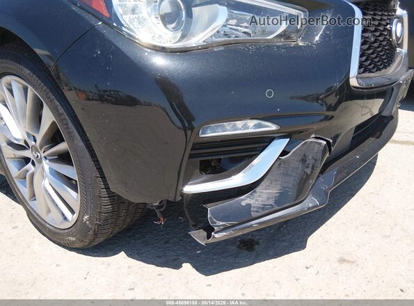 JN1EV7AP4JM354113 2018 INFINITI Q50 Black Widok z przodu