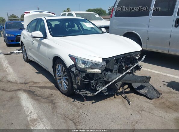 JN1EV7AP4JM357982 2018 INFINITI Q50 White Vista frontal