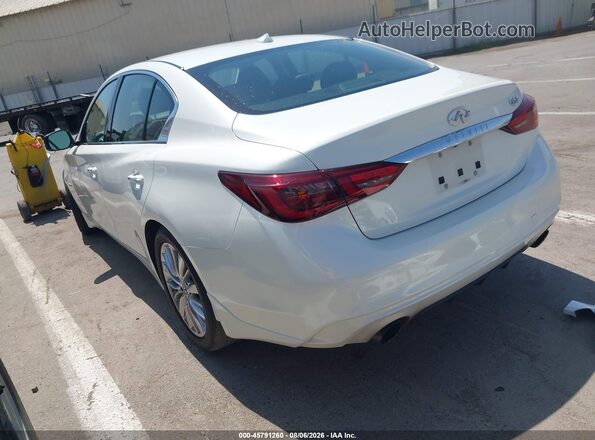 JN1EV7AP4JM357982 2018 INFINITI Q50 White Trasero izquierdo