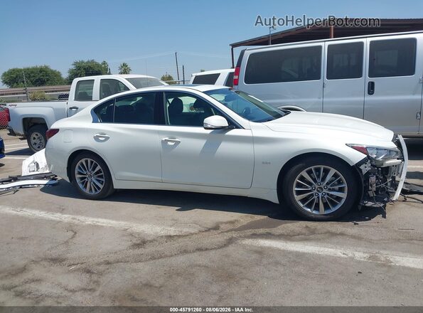 JN1EV7AP4JM357982 2018 INFINITI Q50 White Vista interior de 360 grados