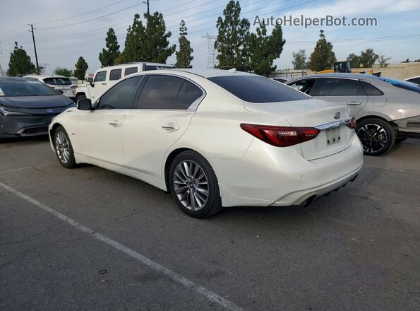 JN1EV7AP4JM358159 2018 INFINITI Q50 Белый Задняя левая четверть