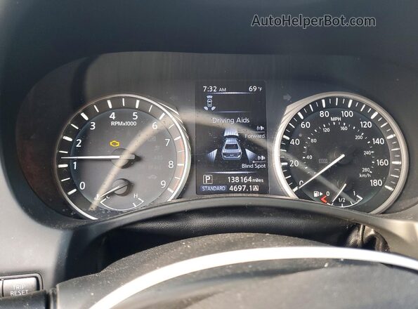 JN1EV7AP4JM358159 2018 INFINITI Q50 Белый Вид щитка приборов