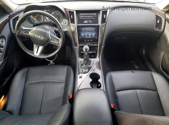 JN1EV7AP4JM358159 2018 INFINITI Q50 Белый Вид панели приборов