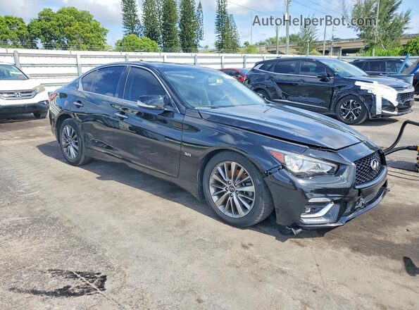 JN1EV7AP4KM514458 2019 INFINITI Q50 Black წინა მარჯვენა