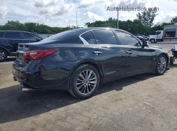 JN1EV7AP4KM514458 2019 INFINITI Q50 Black უკანა მარჯვენა