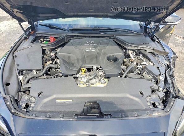 JN1EV7AP4KM514458 2019 INFINITI Q50 Black უკანა სალონის ხედი