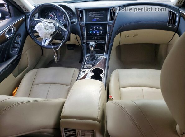 JN1EV7AP4KM514458 2019 INFINITI Q50 Black წინა პანელის ხედი