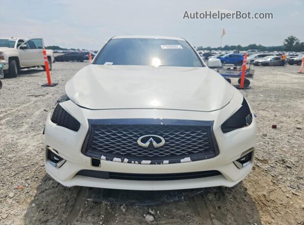 JN1EV7AP4KM514492 2019 INFINITI Q50 White Вид спереду