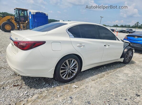 JN1EV7AP4KM514492 2019 INFINITI Q50 White Задня права чверть