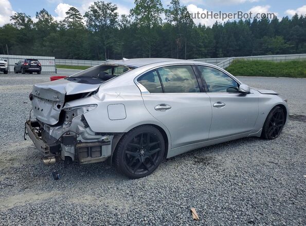 JN1EV7AP4KM515075 2019 INFINITI Q50 Silver Rear right