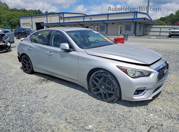 JN1EV7AP4KM515075 2019 INFINITI Q50 Silver Front right