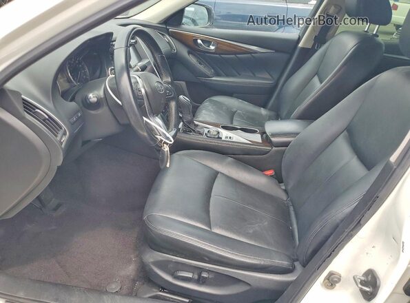 JN1EV7AP4KM515254 2019 INFINITI Q50 Белый Вид салона спереди