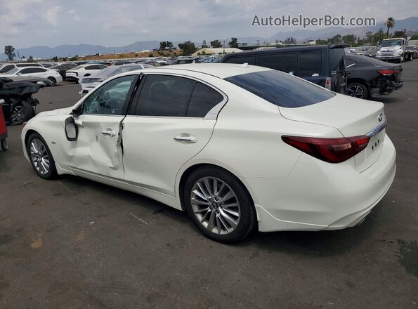 JN1EV7AP4KM515254 2019 INFINITI Q50 Белый Задняя левая четверть