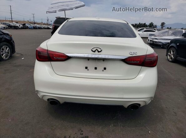 JN1EV7AP4KM515254 2019 INFINITI Q50 Белый Вид сзади