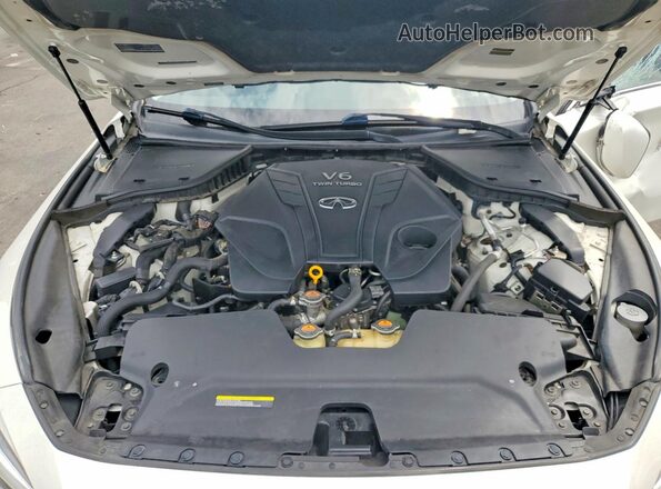 JN1EV7AP4KM515254 2019 INFINITI Q50 Белый Вид задней части салона