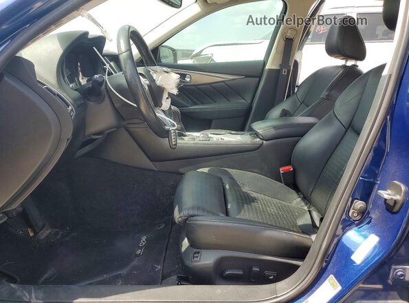 JN1EV7AP4KM540722 2019 INFINITI Q50 Blue Սալոնի դիմացի տեսք