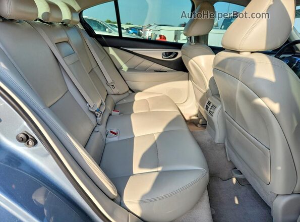 JN1EV7AP4KM543801 2019 INFINITI Q50 Blue Vista de los asientos traseros