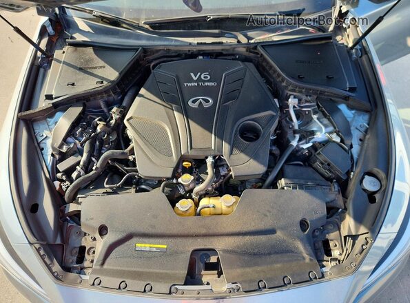 JN1EV7AP4KM543801 2019 INFINITI Q50 Blue Vista interior trasera