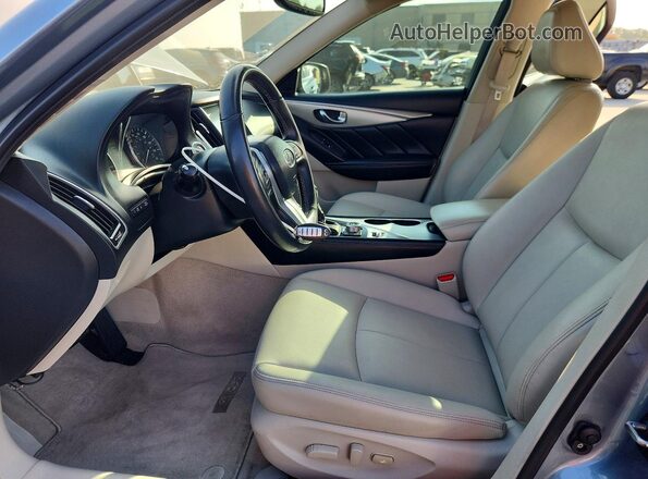 JN1EV7AP4KM543801 2019 INFINITI Q50 Blue Vista interior delantera