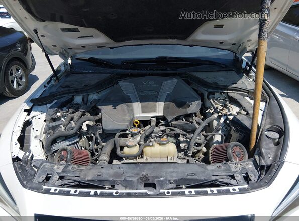 JN1EV7AP5GM303681 2016 INFINITI Q50 Белый Вид сзади