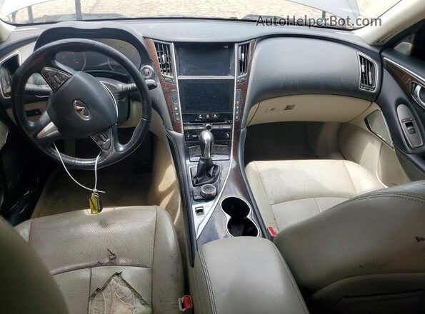 JN1EV7AP5HM736368 2017 INFINITI Q50 Charcoal Dashboard view