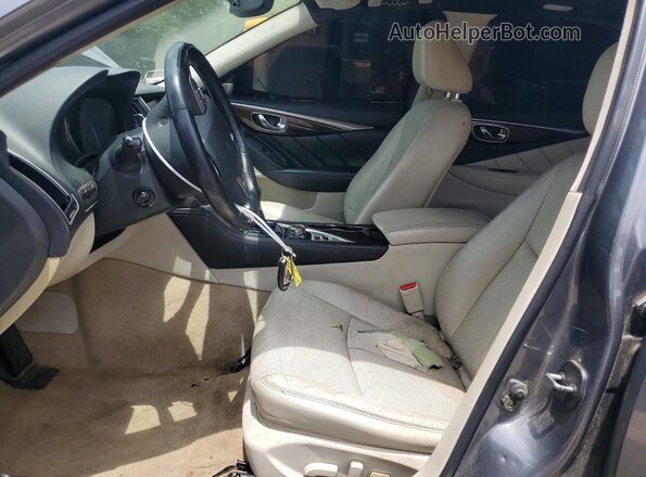 JN1EV7AP5HM736368 2017 INFINITI Q50 Charcoal Front interior view