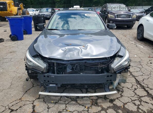 JN1EV7AP5HM736368 2017 INFINITI Q50 Charcoal Front view