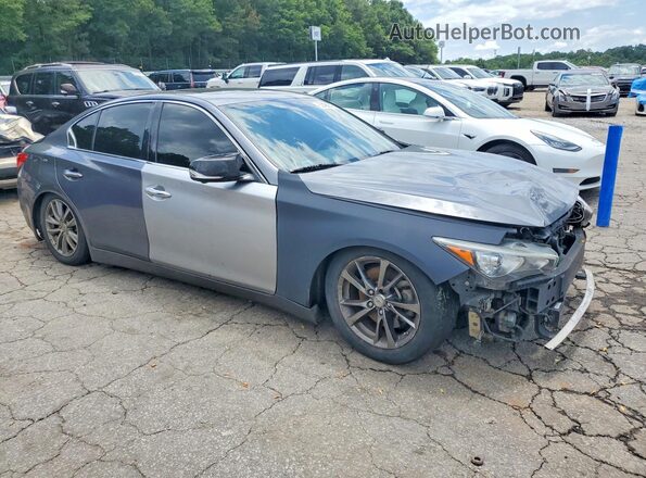 JN1EV7AP5HM736368 2017 INFINITI Q50 Charcoal Front right