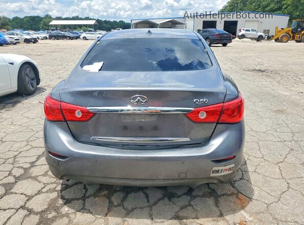 JN1EV7AP5HM736368 2017 INFINITI Q50 Charcoal Rear view