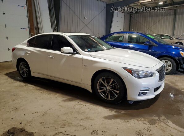JN1EV7AP5HM740422 2017 INFINITI Q50 White Front right