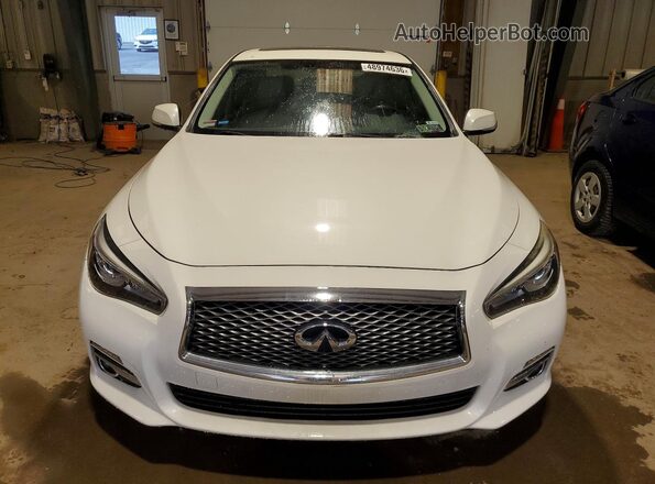 JN1EV7AP5HM740422 2017 INFINITI Q50 White Front view