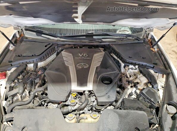 JN1EV7AP5HM740422 2017 INFINITI Q50 White Rear interior view