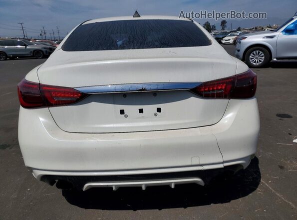 JN1EV7AP5JM364584 2018 INFINITI Q50 White Vista trasera