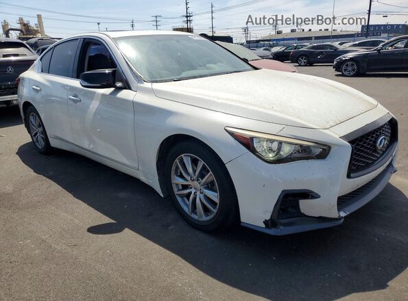 JN1EV7AP5JM364584 2018 INFINITI Q50 White Delantero derecho