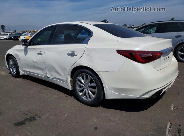 JN1EV7AP5JM364584 2018 INFINITI Q50 White Trasero izquierdo