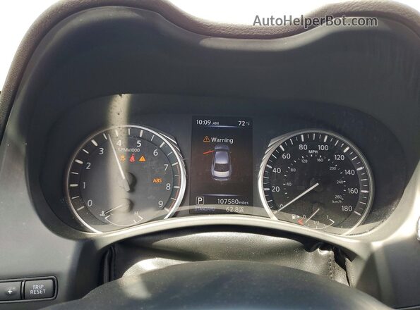 JN1EV7AP5JM364584 2018 INFINITI Q50 White Vista del cuadro de instrumentos